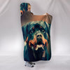 Rottweiler Dog Vector Art Print Hooded Blanket-Free Shipping - Deruj.com