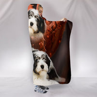 Cute Polish Lowland Sheepdog Print Hooded-Free Shipping - Deruj.com