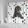 Spanish Water Dog Print Shower Curtain-Free Shipping - Deruj.com