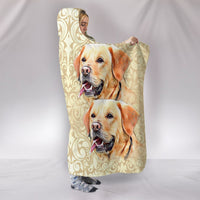 Cute Labrador Retriever Print Hooded Blanket-Free Shipping-Limited Edition - Deruj.com