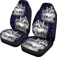 Siberian Husky Dog Art Print Car Seat Covers-Free Shipping - Deruj.com