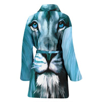 Lion Art Print Women's Limited Edition Bath Rob-Free Shipping - Deruj.com