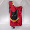 Bombay Cat Print On Red Hooded Blanket-Free Shipping - Deruj.com