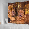 Dogue De Bordeaux Print Shower Curtains-Free Shipping - Deruj.com
