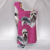 Dandie Dinmont Terrier Print Hooded Blanket-Free Shipping - Deruj.com