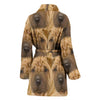 Shar Pei Dog Print Women's Bath Robe-Free Shipping - Deruj.com