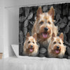 Cute Australian Terrier Print Shower Curtains-Free Shipping - Deruj.com