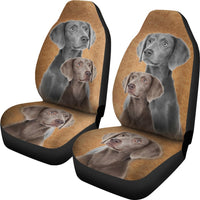 Cute Weimaraner Dog Print Car Seat Covers-Free Shipping - Deruj.com