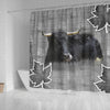 Welsh Black cattle (Cow) Print Shower Curtain-Free Shipping - Deruj.com