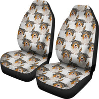 Australian Shepherd Dog Pattern Print Car Seat Covers-Free Shipping - Deruj.com