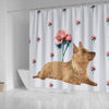Australian Terrier Print Shower Curtain-Free Shipping - Deruj.com
