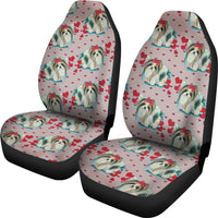 Cute Yorkie Dog Pattern Print Car Seat Covers-Free Shipping - Deruj.com