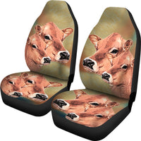 Jersey Cattle (Cow) Print Car Seat Cover-Free Shipping - Deruj.com