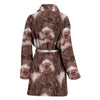 Lagotto Romagnolo Dog Print Women's Bath Robe-Free Shipping - Deruj.com