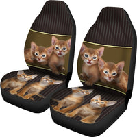 Abyssinian cat Print Car Seat Covers-Free Shipping - Deruj.com