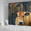 Parthenaise Cattle (Cow) Print Shower Curtain-Free Shipping - Deruj.com