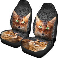 Lovely Somali Cat Print Car Seat Covers- Free Shipping - Deruj.com