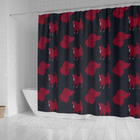 Nova Scotia Duck Tolling Retriever Print Shower Curtain-Free Shipping - Deruj.com