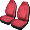 Butterfly Print On Red Car Seat Covers-Free Shipping - Deruj.com