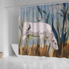 Chianina Cattle (Cow) Print Shower Curtain-Free Shipping - Deruj.com