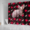 Sphynx Cat Print Shower Curtain-Free Shipping - Deruj.com