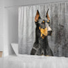Doberman Pinscher Print Shower Curtains-Free Shipping - Deruj.com
