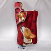 Basenji Dog Paws Print Hooded Blanket-Free Shipping - Deruj.com