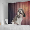 Cute Petit Basset Griffon Vendeen Print Shower Curtains-Free Shipping - Deruj.com