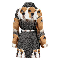 Beagle Dog 3D Print Women's Bath Robe-Free Shipping - Deruj.com