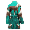 Chinese Creasted Dog Print Women's Bath Robe-Free Shipping - Deruj.com