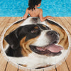 Greater Swiss Mountain Dog Print Beach Blanket-Free Shipping - Deruj.com