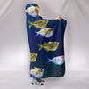 Common Hatchetfish Print Hooded Blanket-Free Shipping - Deruj.com