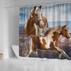 Amazing American Paint Horse Print Shower Curtains-Free Shipping - Deruj.com