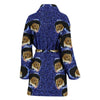 Chinese Hamaster Print Women's Bath Robe-Free Shipping - Deruj.com