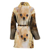 Lovely Chihuahua Dog Print Women's Bath Robe-Free Shipping - Deruj.com