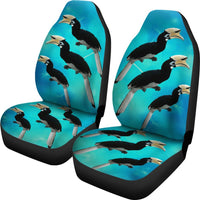 African Pied Hornbill Bird Print Car Seat Covers-Free Shipping - Deruj.com