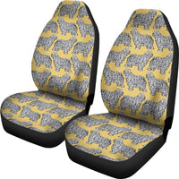 Komondor Dog Pattern Print Car Seat Covers-Free Shipping - Deruj.com