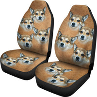 Cute Norwegian Lundehund Print Car Seat Covers-Free Shipping - Deruj.com