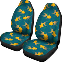 Gold Fish Pattern Print Car Seat Covers-Free Shipping - Deruj.com