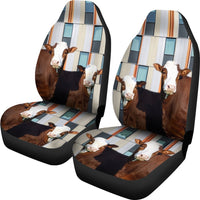 Simmental Cattle (Cow) Print Car Seat Cover-Free Shipping - Deruj.com