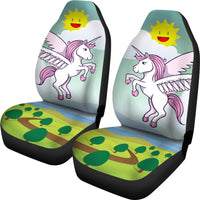 Cartoon Unicorn Print Car Seat Covers-Free Shipping - Deruj.com