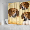 Cute American Foxhound Print Shower Curtains-Free Shipping - Deruj.com