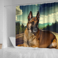 Malinois Dog Print Shower Curtains-Free Shipping - Deruj.com