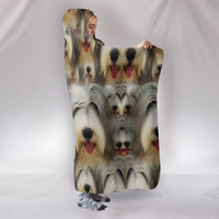 Bearded Collie Dog Lots Print Hooded Blanket-Free Shipping - Deruj.com