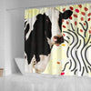 Holstein Friesian cattle (Cow) Print Shower Curtain-Free Shipping - Deruj.com