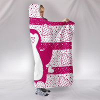 Cute Penguin Love Print Hooded Blanket-Free Shipping - Deruj.com