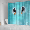 Doberman Pinscher Print Shower Curtain-Free Shipping - Deruj.com