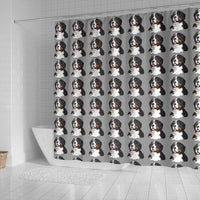 Greater Swiss Mountain Dog Pattern Print Shower Curtains-Free Shipping - Deruj.com