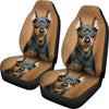 Cute Miniature Pinscher Print Car Seat Covers-Free Shipping - Deruj.com