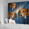 American Foxhound Print Shower Curtains-Free Shipping - Deruj.com